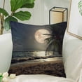 thumbnail image 2 of MKHERT Beautiful Fantasy Tropical Beach Pillow Covers Pillowcase Throw Pillows 18x18 inch, 2 of 2