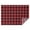 Red and Black, variant on Brown and White Checkerboard Checkered Rectangle Tablecloth 60"x102",Waterproof Polyester Rectangle Table Cloth, Wipeable Spillproof Polyester Tablecloth for Dining, Camping, Indoor and Outdoor