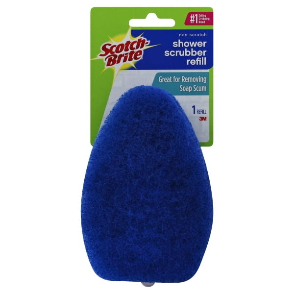 3M Home Care, Scotch Brite Shower Scrubber Refill, 1 refill Walmart