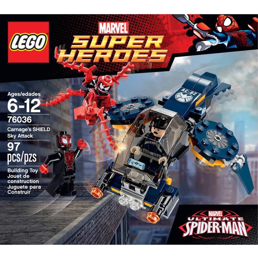 Lego Super Heroes Carnages Shield Sky Attack 76036