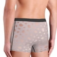 thumbnail image 4 of Bingfone Rose Gold Abstract Spots 1 Men's Underwear - Casual Stretch Boxer Briefs-Large, 4 of 7