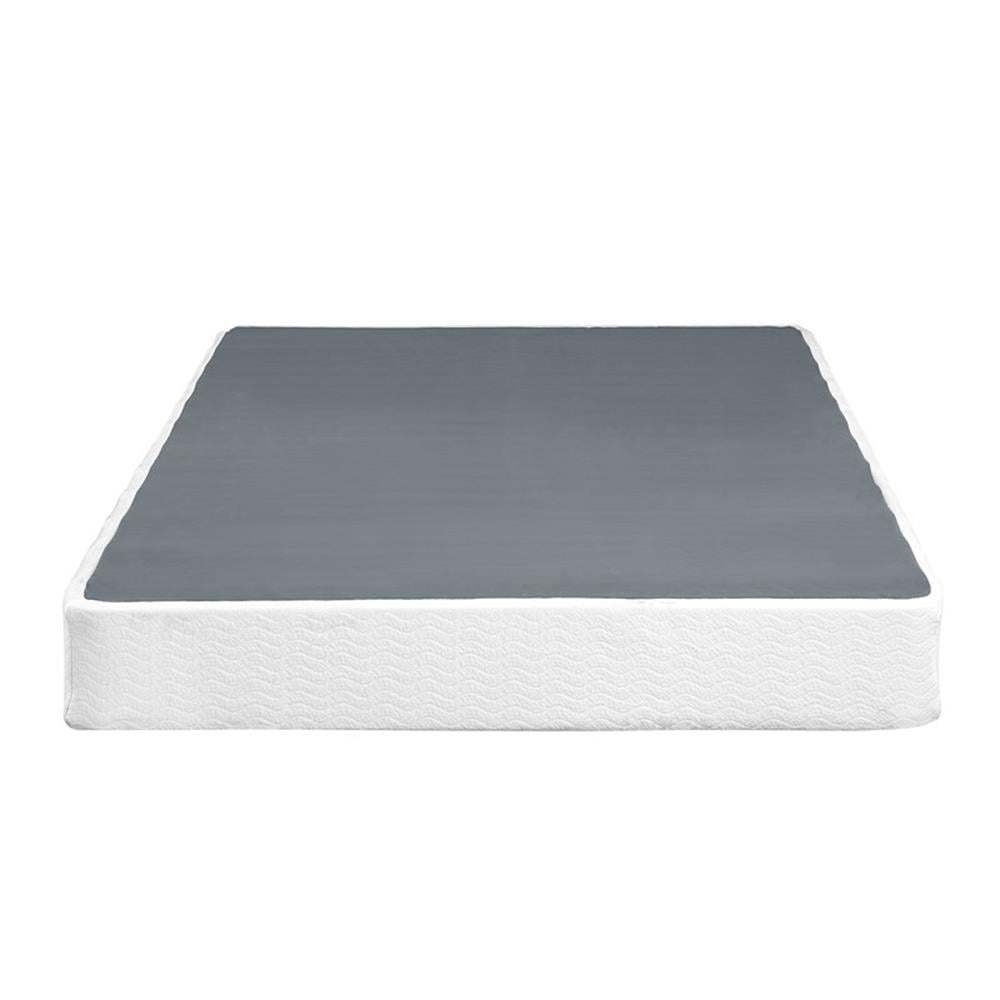Lexicon Perrin Eastern King Size Mattress Foundation in White
