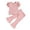 Red, variant on REDARER Girls Summer Short Sleeve Solid Ruffles Tops and Flare Shorts 2PCS Outfits Clothes Set,4-5 Years