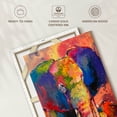 thumbnail image 6 of Elephant Stock Elephant I Wall Art - Vertical Canvas Wall Art - Living Room Wall Decor - Animal Canvas - Blue And Pink Decor By Richard Wallich - 26" x 39", 6 of 8