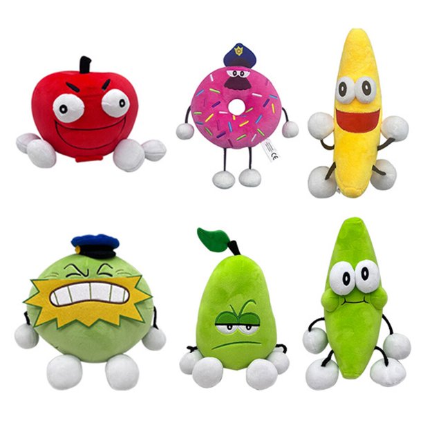 Shovelware Brain Game Plush Game Animation Surrounding High-quality Children's Birthday Gifts and Holiday Gifts Plush Toys6pcs Deng Xun unisex