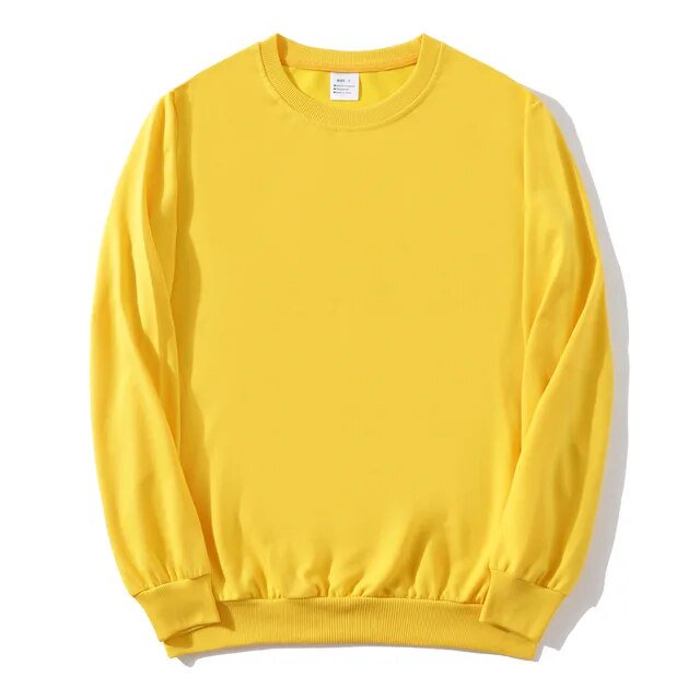 Pull Personnalisé pour Hommes Printemps et Automne Col Rond Mince Vêtements de Classe Étudiant version Ample Pull Uni