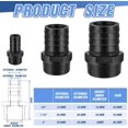 2 Pieces Pool PVC Fittings 2" Adapter Barbed Hose Fittings Barbed x NPT