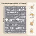 thumbnail image 3 of Get Well Blanket, Breast Cancer Gifts for Women, Get Well Soon Gift for Mom Sister Friend Coworker, Feel Better After Surgery Gifts, Sympathy Inspirational Healing Blanket, 3 of 5