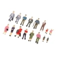thumbnail image 3 of Yinanstore 3x Figurines de Personnages à l'Échelle 1:42 16 Pcs Modèle pour Décor de Scènes Miniatures, Figurines Modèles pour Ornement de Rue, Décor de Scènes de Rue 3 Pcs, 3 of 8