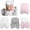 Style#08, variant on Dalrosia 4PCS Newborn Baby Caps for Baby Girls Baby Hats Scratch Soft Hospital Hat Infant Hats with Bow