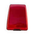 thumbnail image 3 of Tarjetero para mujeres y hombres, protector de tarjetas de crédito, minicartera de aluminio Rojo, 3 of 8