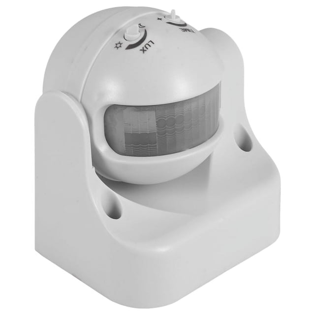 Sensor de Movimiento Infrarrojo PIR AC110V-220V Detector Interruptor Ajustable para MúLtiples Escenarios Interiores y Exteriores