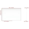 thumbnail image 6 of Xukmct 60"x40" Rectangle Vanity Mirror Brown Aluminum Frame Decorative Wall Mirror for Bathroom, Living Room, Bedroom, 6 of 10