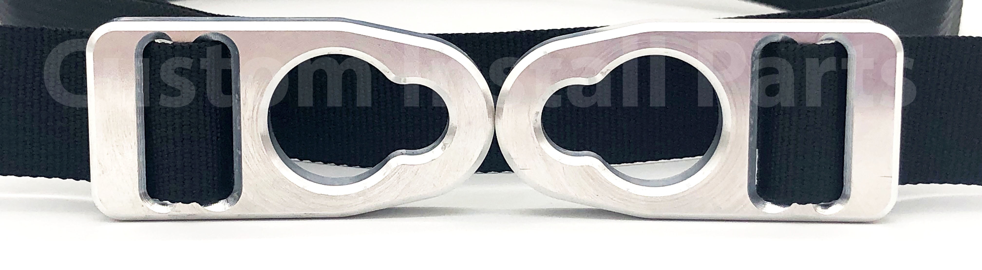 Kayak Aluminum Clips & Nylon Seat Strap Replacement Kit