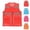 Watermelon Red, variant on Chiccall Mesh Safety Vest Zip Up Volunteer Vest with Reflective Lightweight Outdoor Jogging Running Vest with Pockets