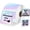 Square, variant on Direct Thermal Labels Stickers Watercolor Small Business Thermal Stickers | 2 Inch Multi-Purpose Thermals Stickers Labels Inventory, Color Coding, Address, Name Tag 500 count/Roll