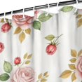 thumbnail image 3 of Pioneer Flower Floral Print Pattern Shower Curtain 72"x84", Bathroom Decorative Shower Curtain Set with 12 Hooks, Waterproof Washable, 3 of 6