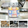 thumbnail image 6 of Yayeee Ashtray with Lid for Cigarette Smokeless Stainless Steel Home Ash Holder, Light Blue Daisy, 6 of 7