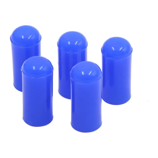 5uds 4mm 5/32" Silicona Azul Tapón Obturador Tapa del Extremo Tubo de Vacío Manguera de Admisión