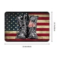 thumbnail image 3 of Daiia Veterans Day1 Front Door Mat, Heavy Duty Durable Welcome Mat for Outdoor Indoor, Dirt Trapper Waterproof Super Absorbent Door Mat, 16" x 24", 3 of 9