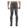 thumbnail image 4 of Jeans Mezclilla Stretch Snow Negro Demolición Skinny Hombre, 4 of 8
