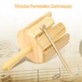 thumbnail image 1 of Filfeel Instrument de Percussion en Bois avec Maillet de Percussion, Couleur Bois Naturel pour Tout-Petits, Instruments de Musique Éducatifs Multi-Sons pour Apprentissage Précoce, pour Débutants, Enfants, Enseignement, Performance, 1 of 8