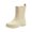 Beige, variant on NOKIO Mid Calf Rain B𝗈𝗈𝑡𝑠 for Women Fashion Wide Width Wate𝗋proof Non-S𝗅ip Platform Chun𝗄𝗒 Heel Outdoor Work Rain Shoes Lightweight Comfortable Garden Boot Outdoor Mud B𝗈𝗈𝑡𝑠