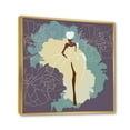 thumbnail image 3 of Designart 'Abstract African American Woman In Gorgeous Wedding Dress' Modern Framed Canvas Wall Art Print, 3 of 5