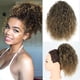 thumbnail image 1 of Scentw Extensión de cola de caballo rizada ondulada 8 pulgadas Cordón elástico Onda suelta Moños de cabello rizado Pieza de cabello Textura Yaki Extensiones de cabello de moño de pelo sintético para m, 1 of 1