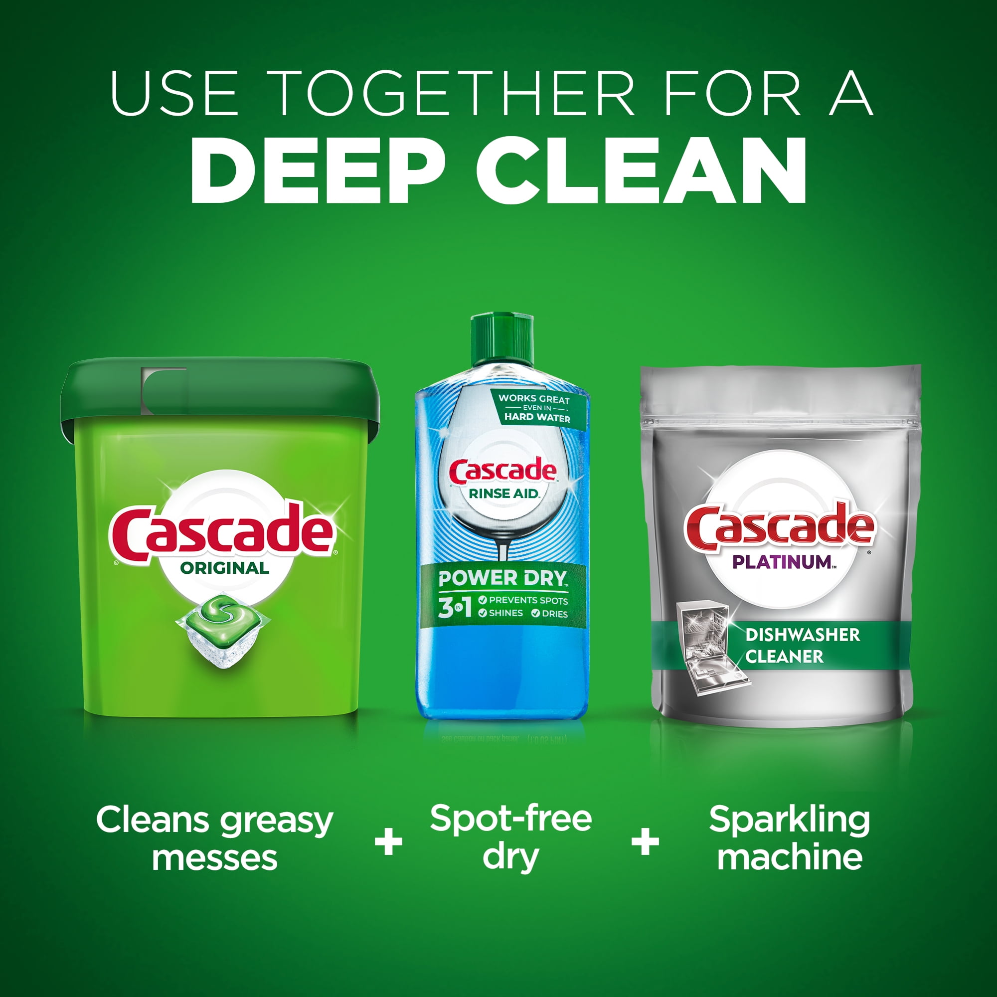 Cascade Dishwasher Detergent, Fresh Scent, Original, ActionPacs