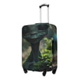 thumbnail image 2 of Daiia Cute Saucerman With Big Eyes Luggage Cover, Thickened Washable Travel Luggage Covers, Elastic Unique Baggage Covers for 18-20 inch Luggage-Small, 2 of 9