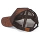 thumbnail image 1 of Minnieouse Gorra de béisbol de algodón para mujer, cúpula, bordado de Color sólido, brillante, a prueba de viento, ajustable, lentejuelas, Sombreros Café, 1 of 6
