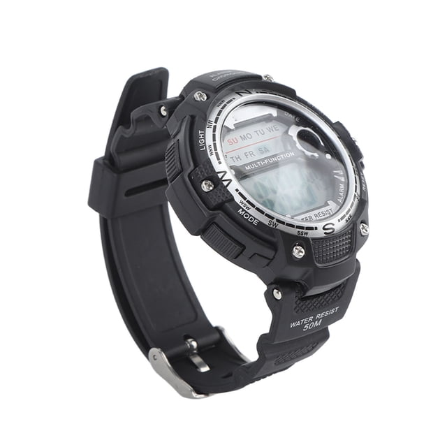 Multi Function Digital Watch, 68mAh Luminous WR50M Waterproof Digital Sports Watch For Men Boys