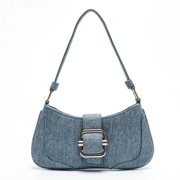 Bolso bandolera para mujer, bolso de hombro para mujer, bolso de lona tipo bandolera, bolso de mano pequeño Y2K, bolso de noche con asa superior para la axila 2023