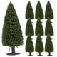 thumbnail image 1 of 10 piezas de pinos en miniatura, modelo de paisaje verde, árboles de cedro., 1 of 7