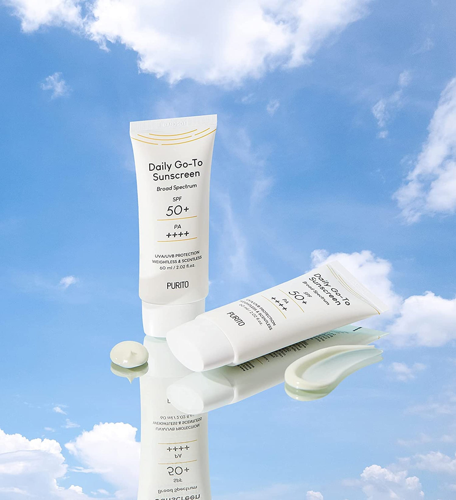Purito Daily Go To Sunscreen Unscented and Soothing SPF 50
