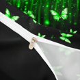 thumbnail image 4 of Homewish Bling Butterfly Bedding for Girls, Black Green Duvet Cover Full, Black Reversible, 3pcs 1 Duvet Cover and 2 Pillowcases, 4 of 6