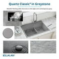 thumbnail image 6 of Elkay Elgru13322 Quartz Classic 33" Undermount Single Basin Quartz Composite Kitchen Sink, 6 of 7