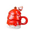 thumbnail image 4 of Christmas Tree Coffee Mug Milk Cups for Birthday Gift Household Office Red, 4 of 8
