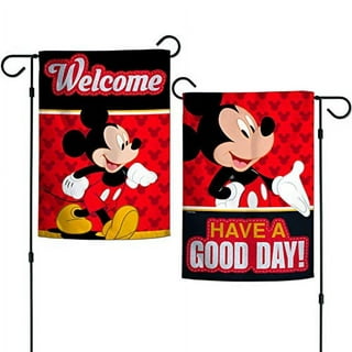 St Louis Cardinals Garden Flag 2 Sided Mickey Mouse
