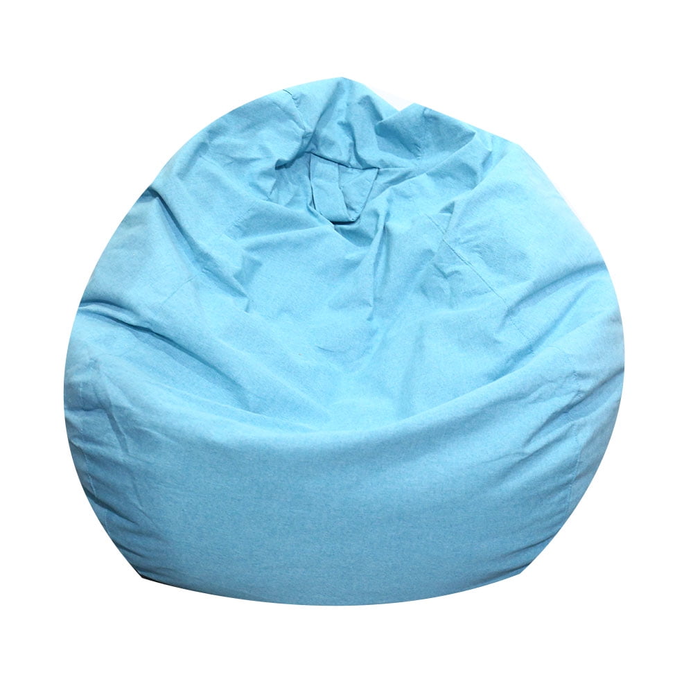 Stuffed Storage Bean Bag Chair Cover No Filler Beanbag Replacement