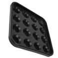 thumbnail image 3 of 16-Hole Pool Snooker Billiard Ball Storage Tray - Black, 3 of 16