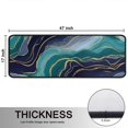 thumbnail image 5 of Kitchen Rugs Sets Of 2,Blue Green Gold Marble Pattern Anti Fatigue Kitchen Mat Rugs Non Slip Washable,Decorative Kitchen Floor Mats for Kitchen,Sink,Laundry,17"x47"+17"x47", 5 of 5