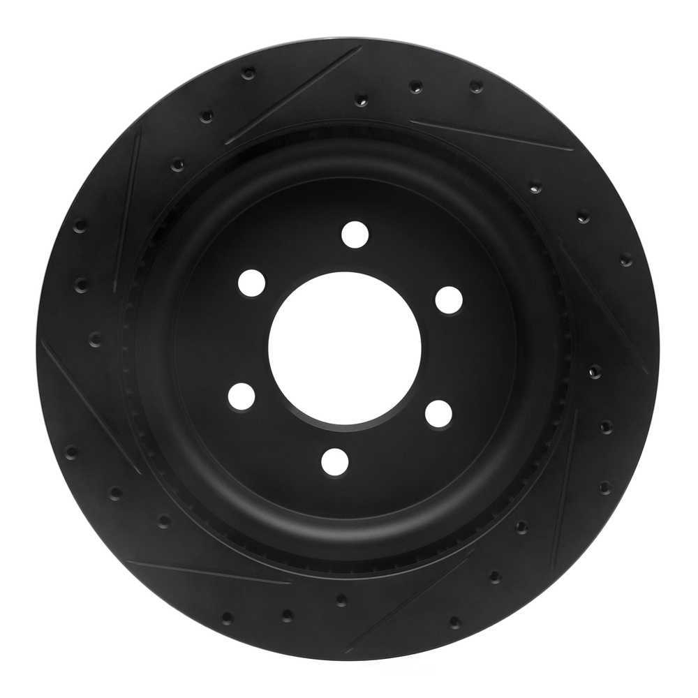 Dynamic Friction Company 633-54288R DFC Brake Rotor - Drilled And Slotted - Black