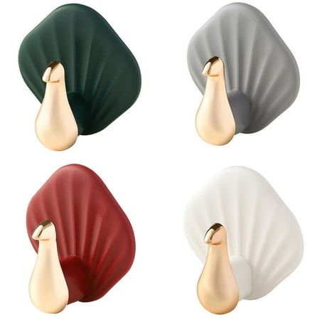 

4pcs Creative Peacock Organizer Hook Strong Bearing Load Handbag Hooks for Bathroom Bedroom Kitchen Entryway Hot