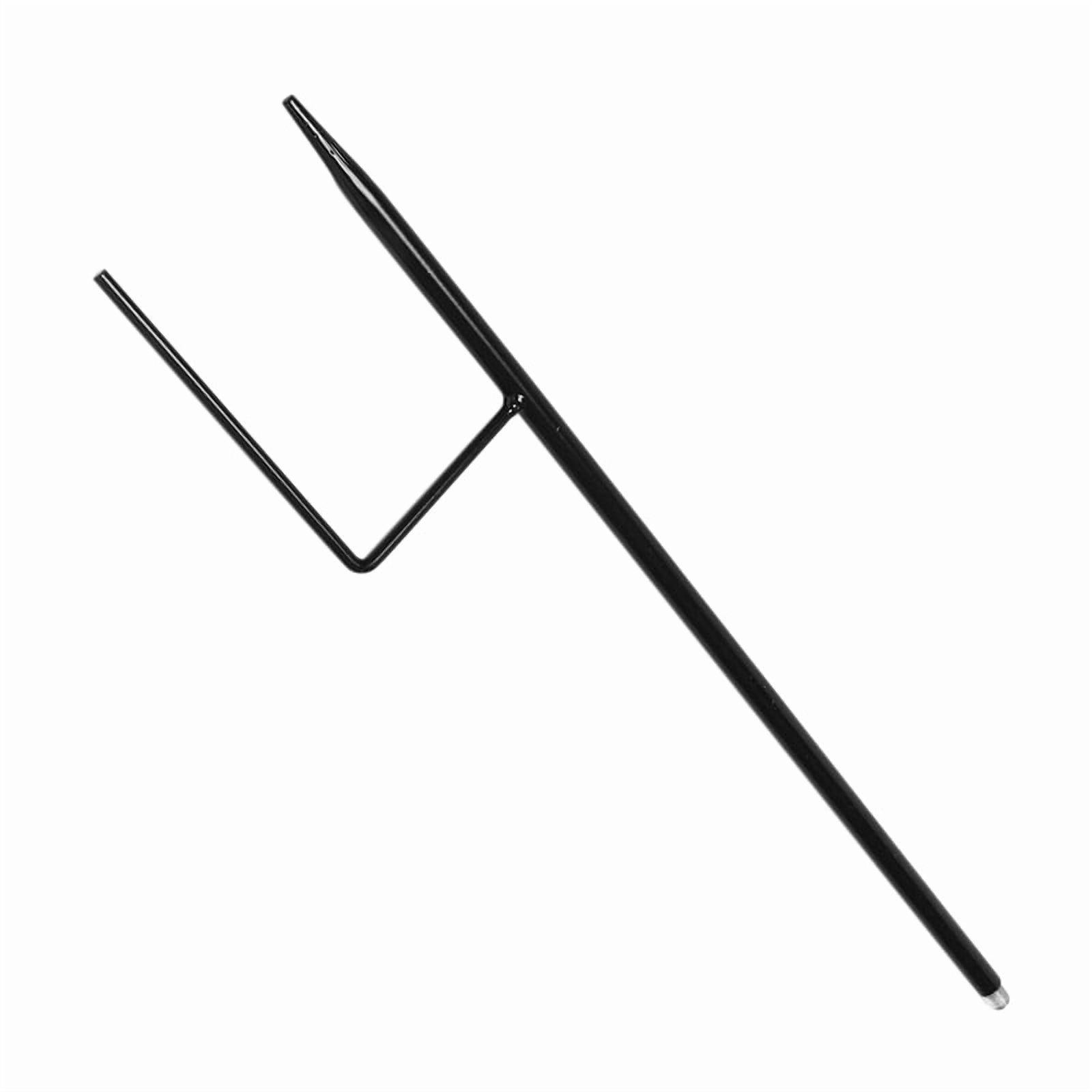 10X Shepherd Hooks Rust  Garden Stake Outdoor Metal Plant Stand Hanger Bird Feeder Pole 120X10X1cm