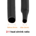 thumbnail image 5 of Uxcell Heat Shrink Tubing, Shrink Tube Cable Sleeve 3.3ft Black 1.97 in, 5 of 6