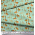 thumbnail image 2 of Soimoi Rayon Fabric Giraffe Kids Print Fabric by The Yard 42 Inch Wide, 2 of 3