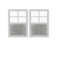 thumbnail image 1 of Shed Window Shed, Windows and More, vidrio templado de 24 x 36 cm, paquete de 2, 1 of 6