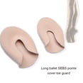 thumbnail image 3 of xinxixnxx 1 Pair Ballet Dance Shoe Toe Pads Soft Comfortable Elastic  Breathable Dancing Protector Reusable Accessories for Girls, 3 of 5